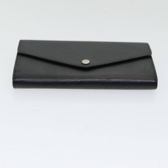 LOUIS VUITTON Epi Portefeuille Sarah Long Wallet Black M63742 LV Auth am6807 - Picture 6 of 16